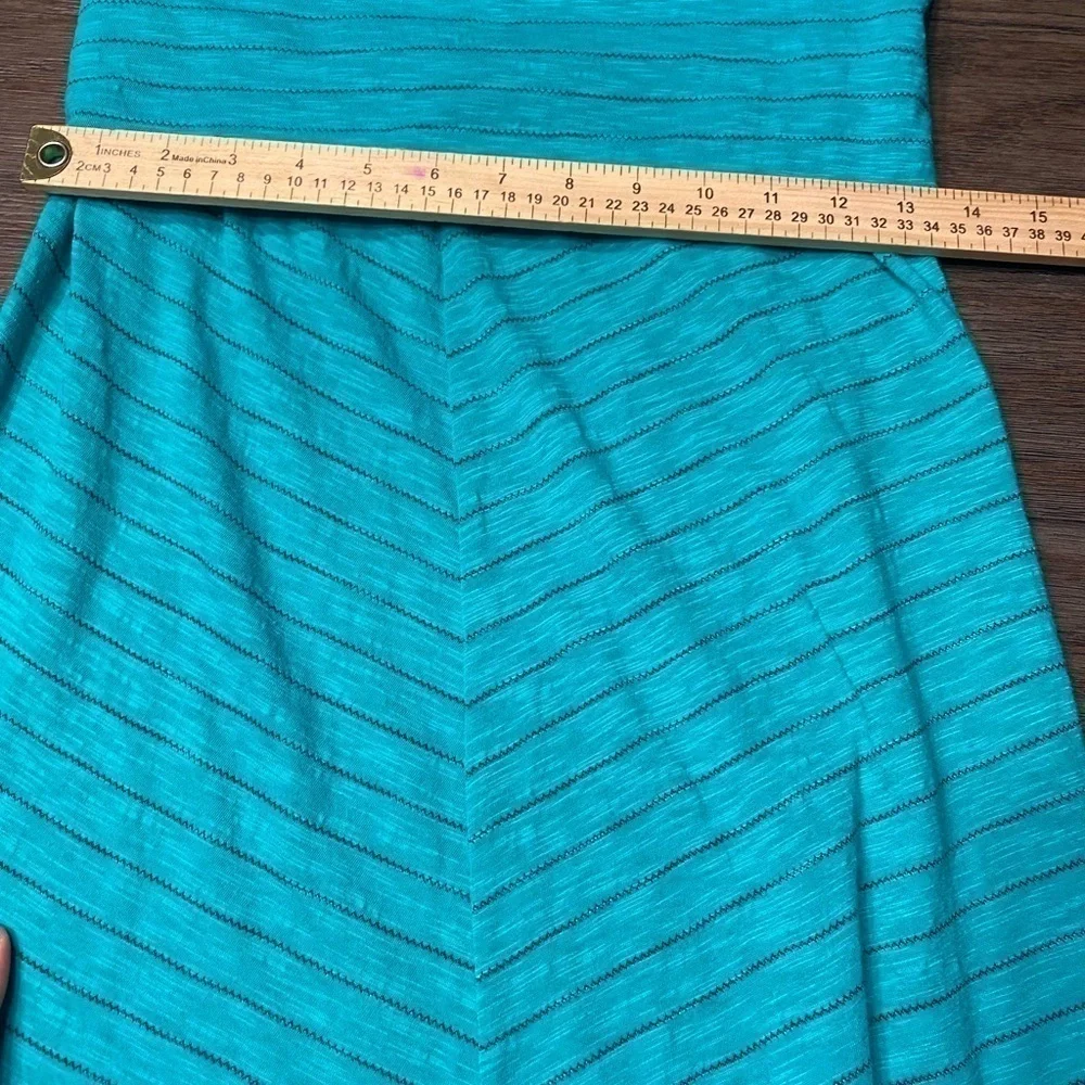 ROXY Women’s Maxi Skirt / haltered dress teal green size small.